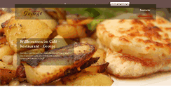 Desktop Screenshot of cafe-restaurant-george.de